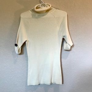 Cream turtleneck